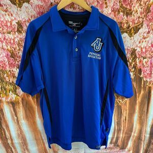 Aurora University Physical Education Polo | Men’s XL | Blue Pro Celebrity Shirt